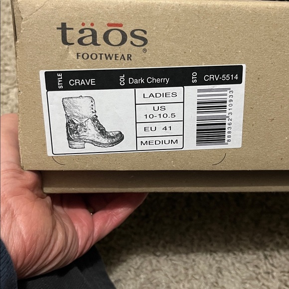 Taos Footwear Women’s Crave-Dark Brown Leather Boots w/side zip - Picture 6 of 6